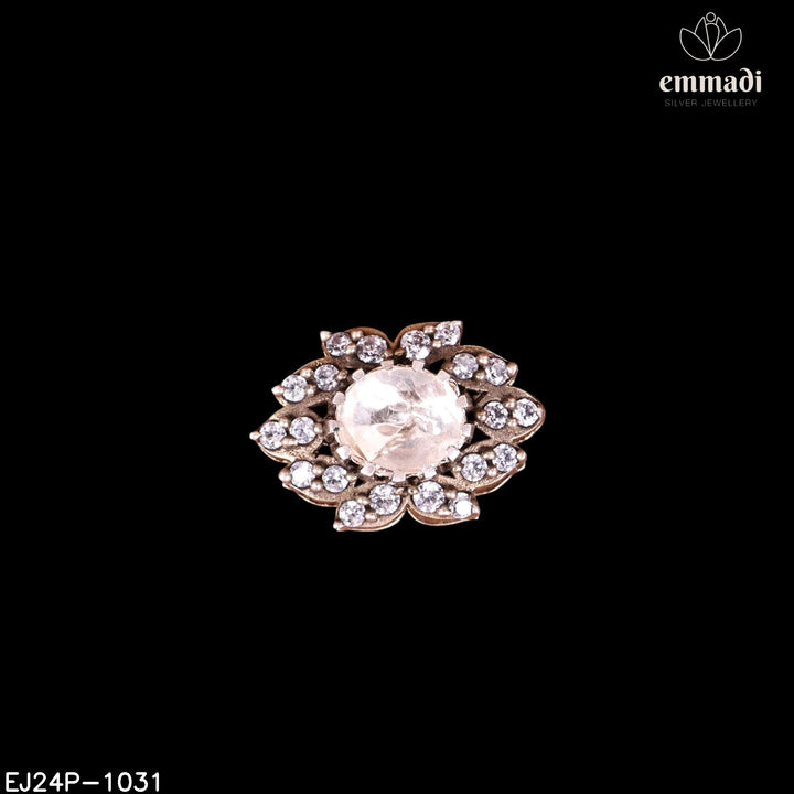 Pendant Brouch Moissanite