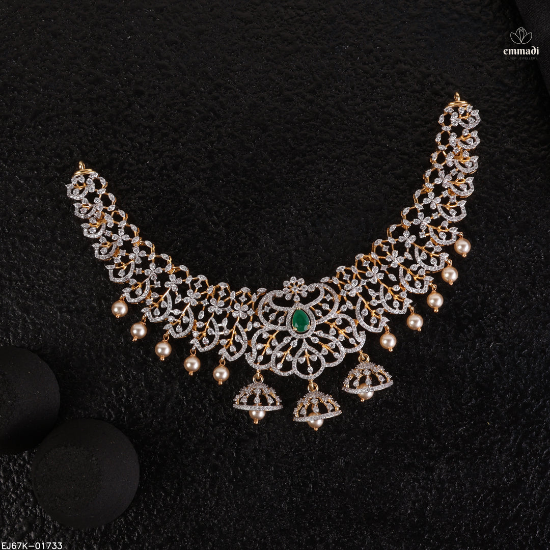 Short Necklace Premium Cz