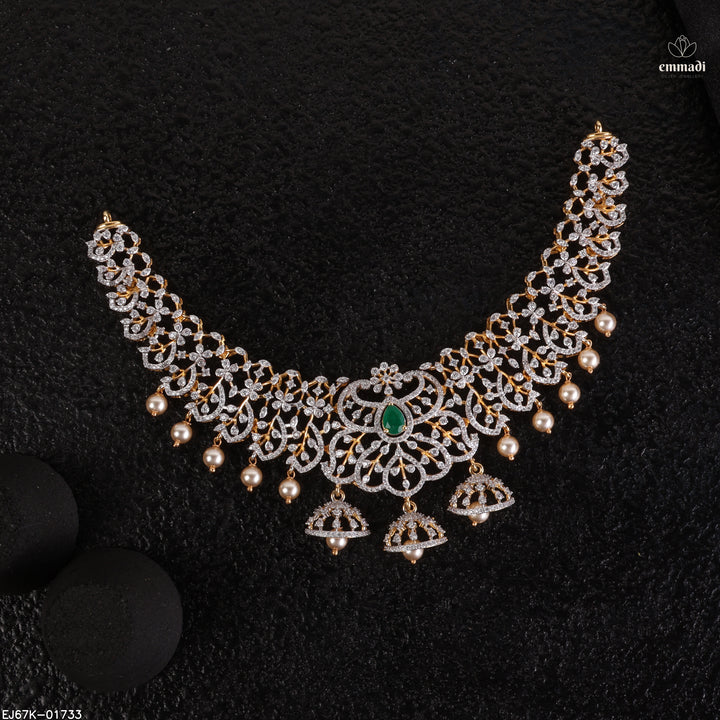 Short Necklace Premium Cz