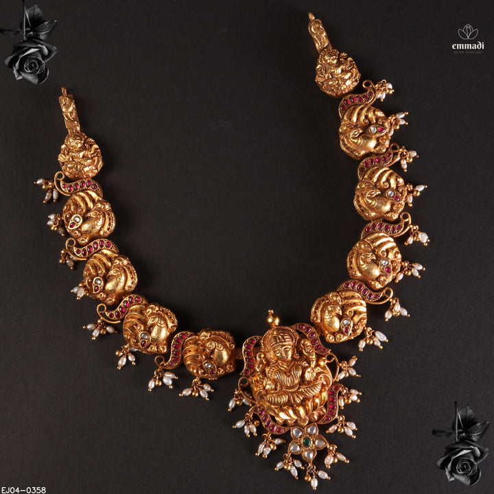 Short Necklace Kundan Nakshi