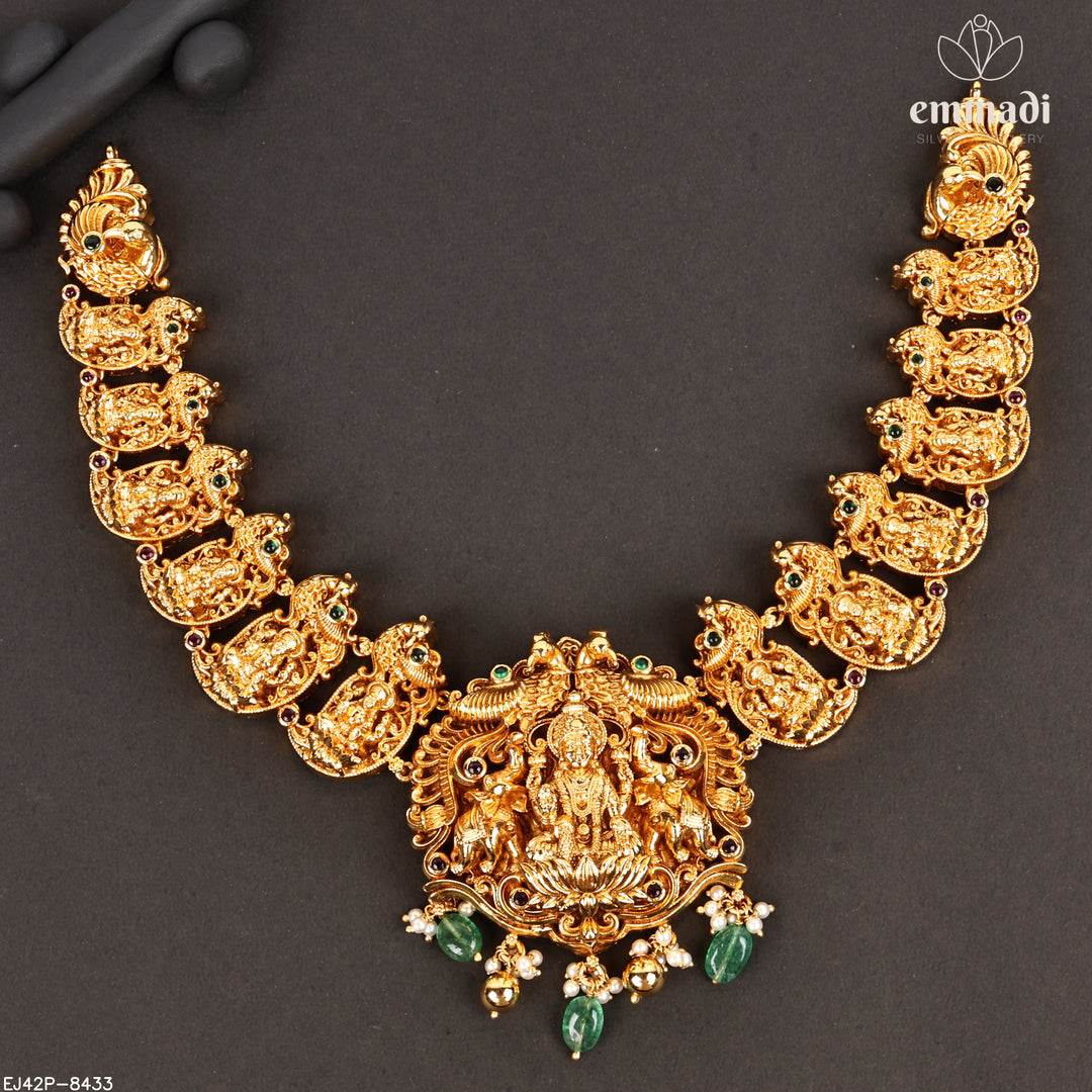 Short Necklace Premium Nakshi