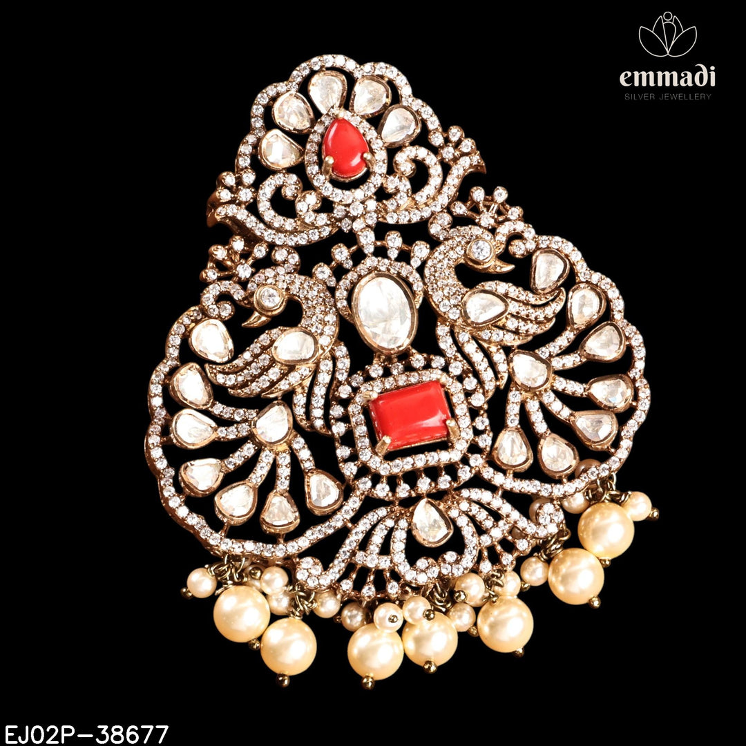 Pendant Brouch Moissanite