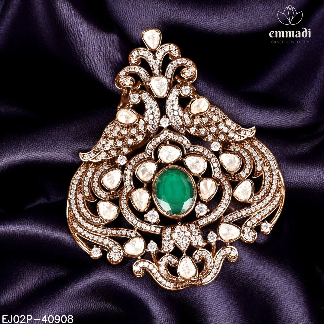 Pendant Brouch Moissanite