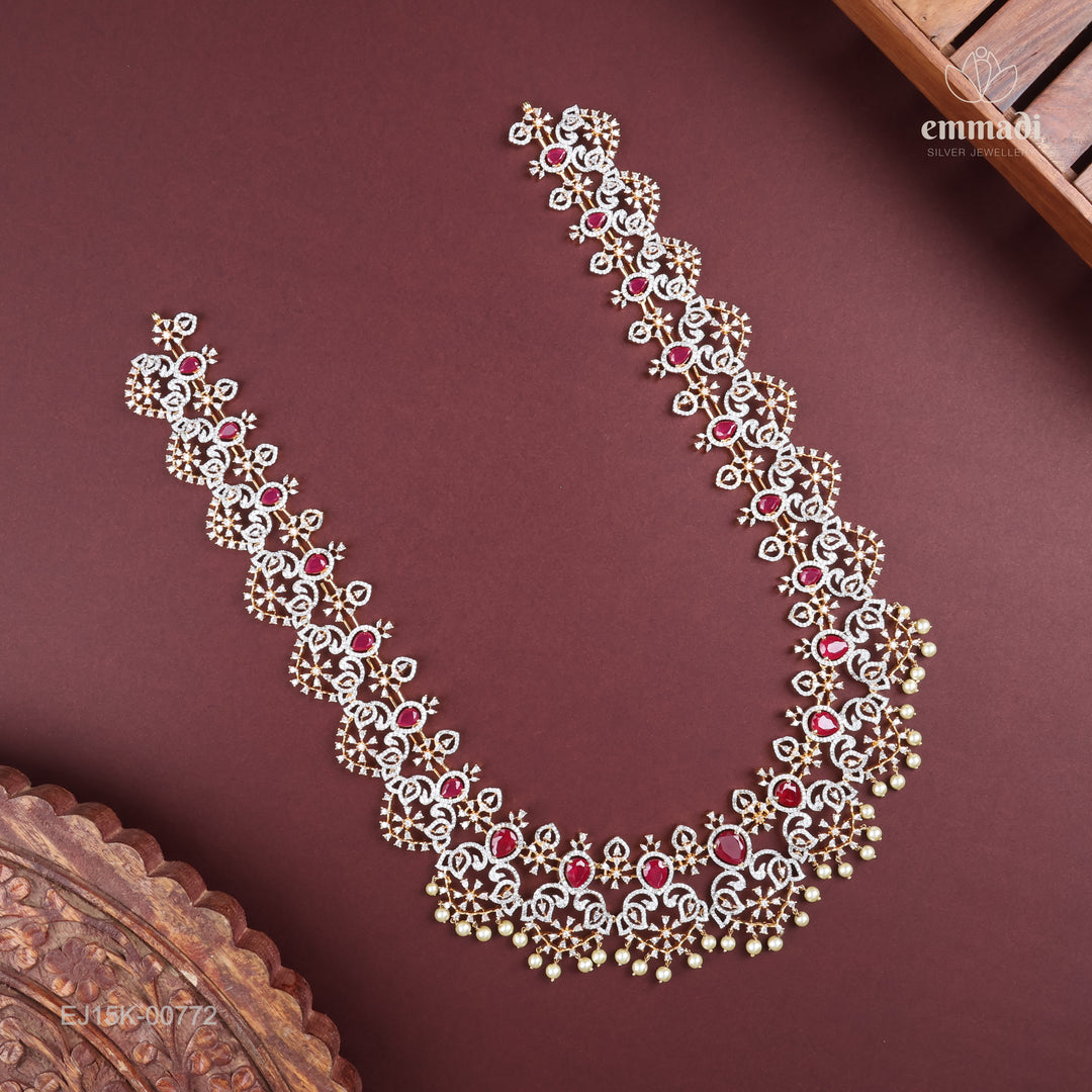 Long Necklace Premium Cz