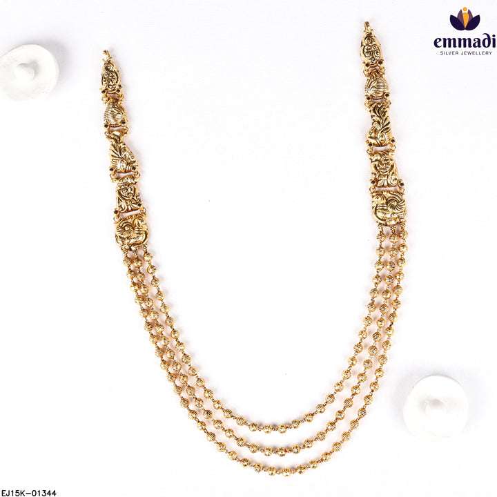 Long Necklace Kundan Nakshi