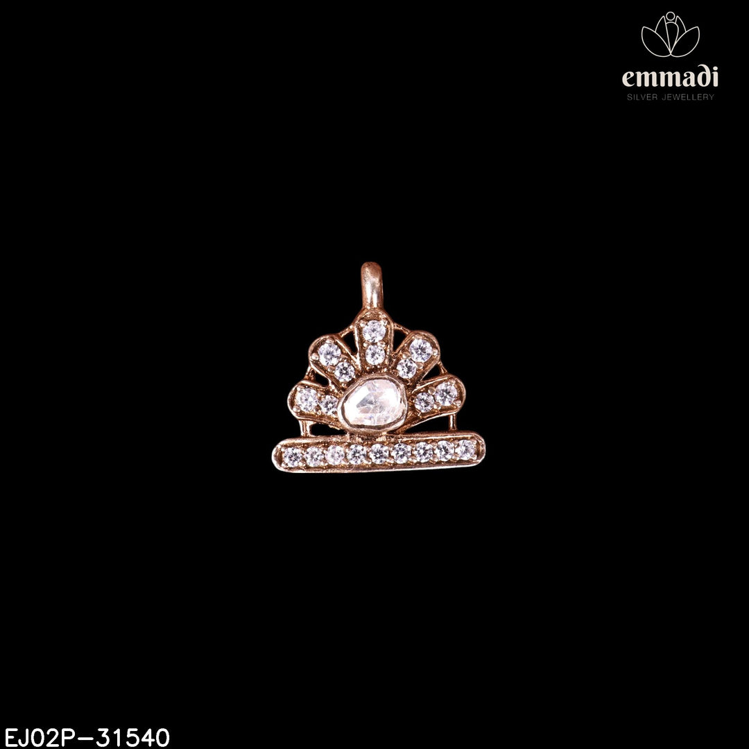 Pendant Brouch Moissanite