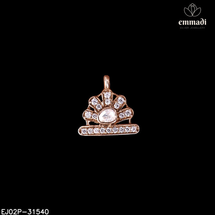 Pendant Brouch Moissanite