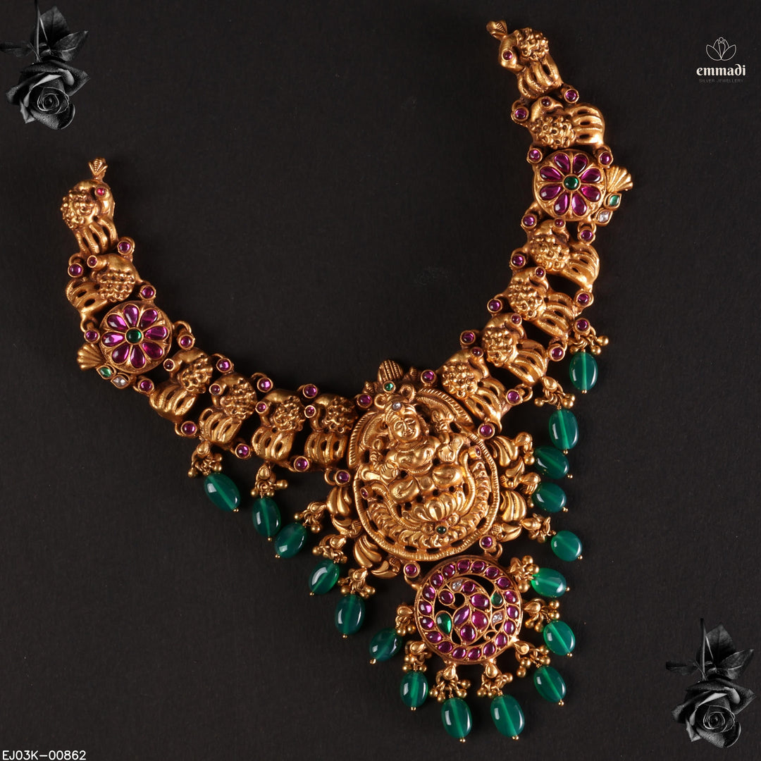 Short Necklace Kundan Nakshi