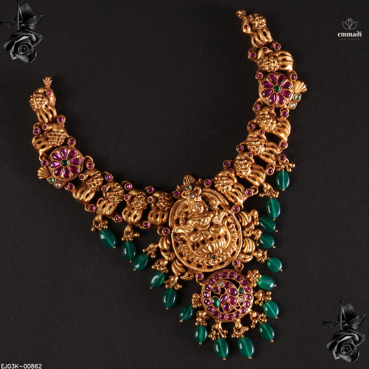 Short Necklace Kundan Nakshi