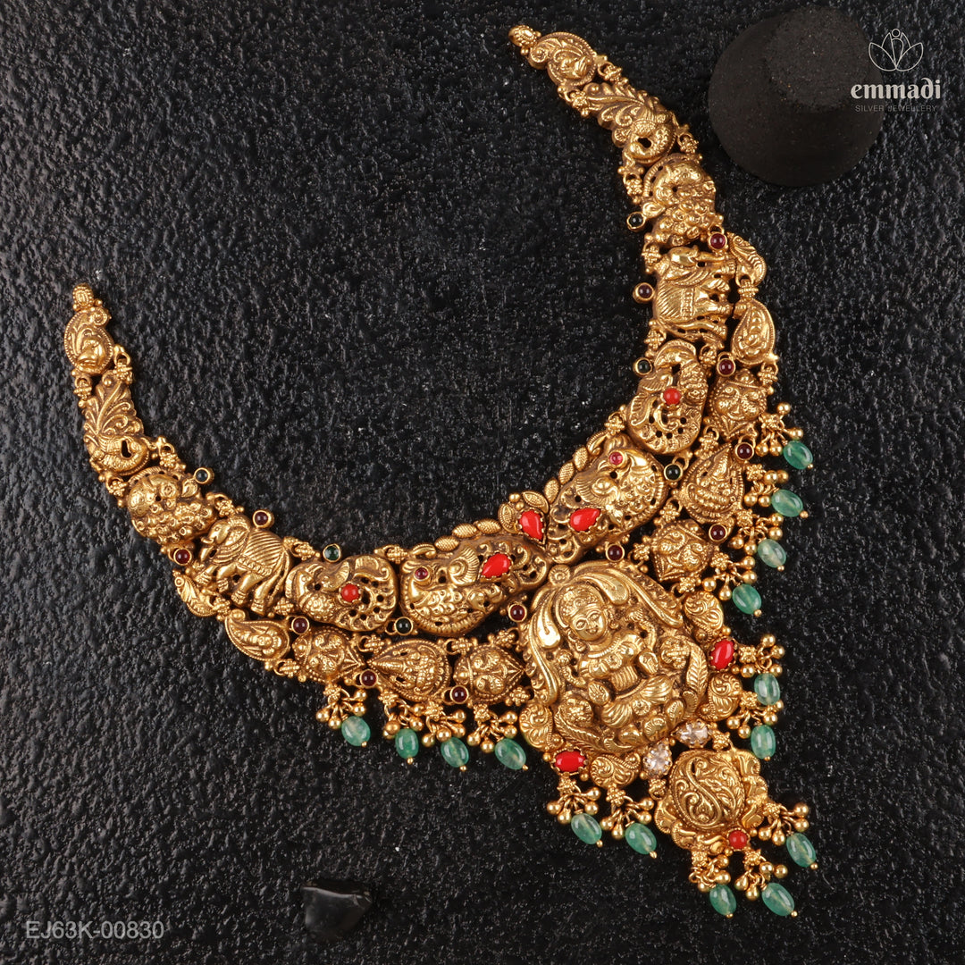 Short Necklace Kundan Nakshi