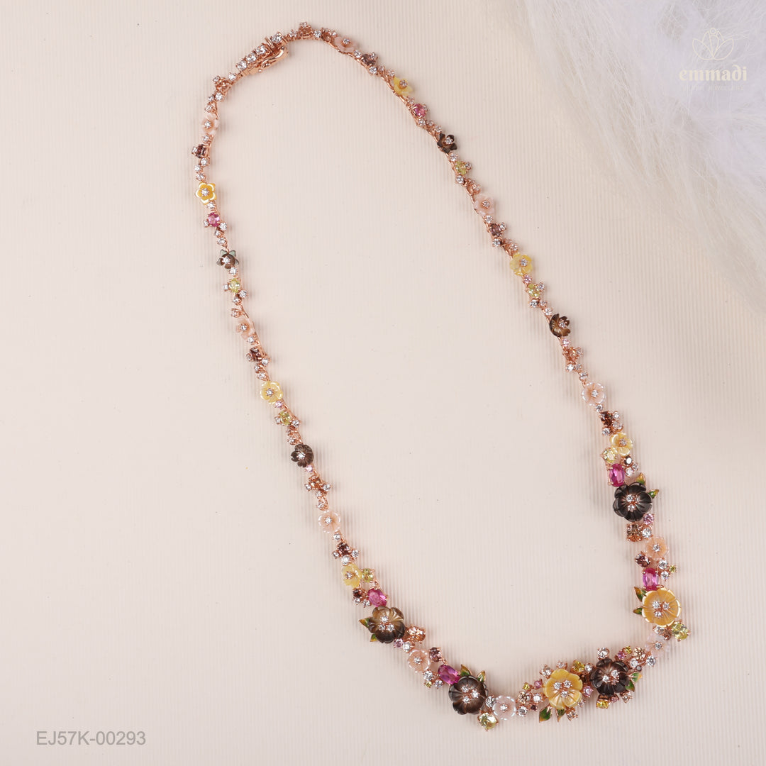 Short Necklace Gem Stone