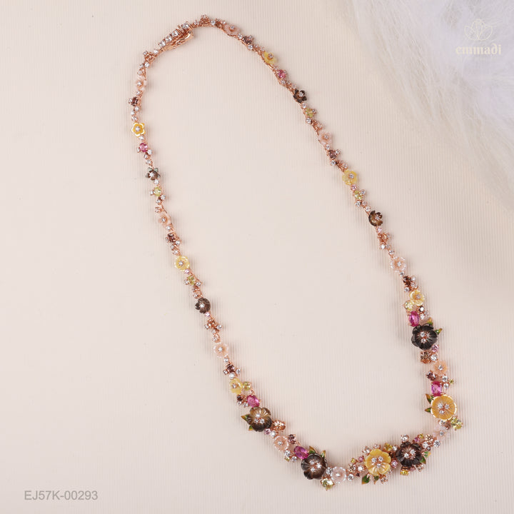 Short Necklace Gem Stone