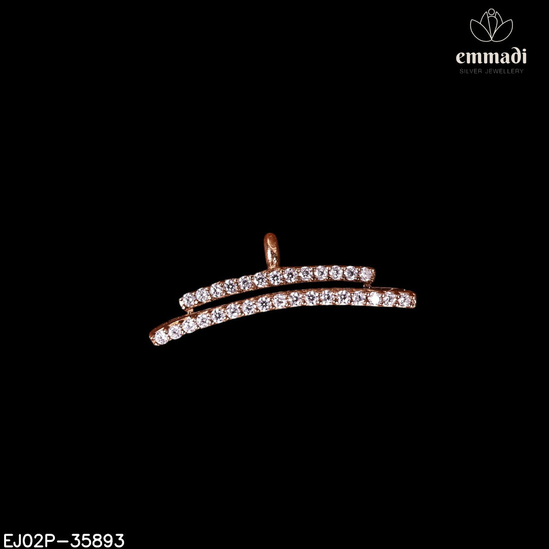 Pendant Brouch Moissanite