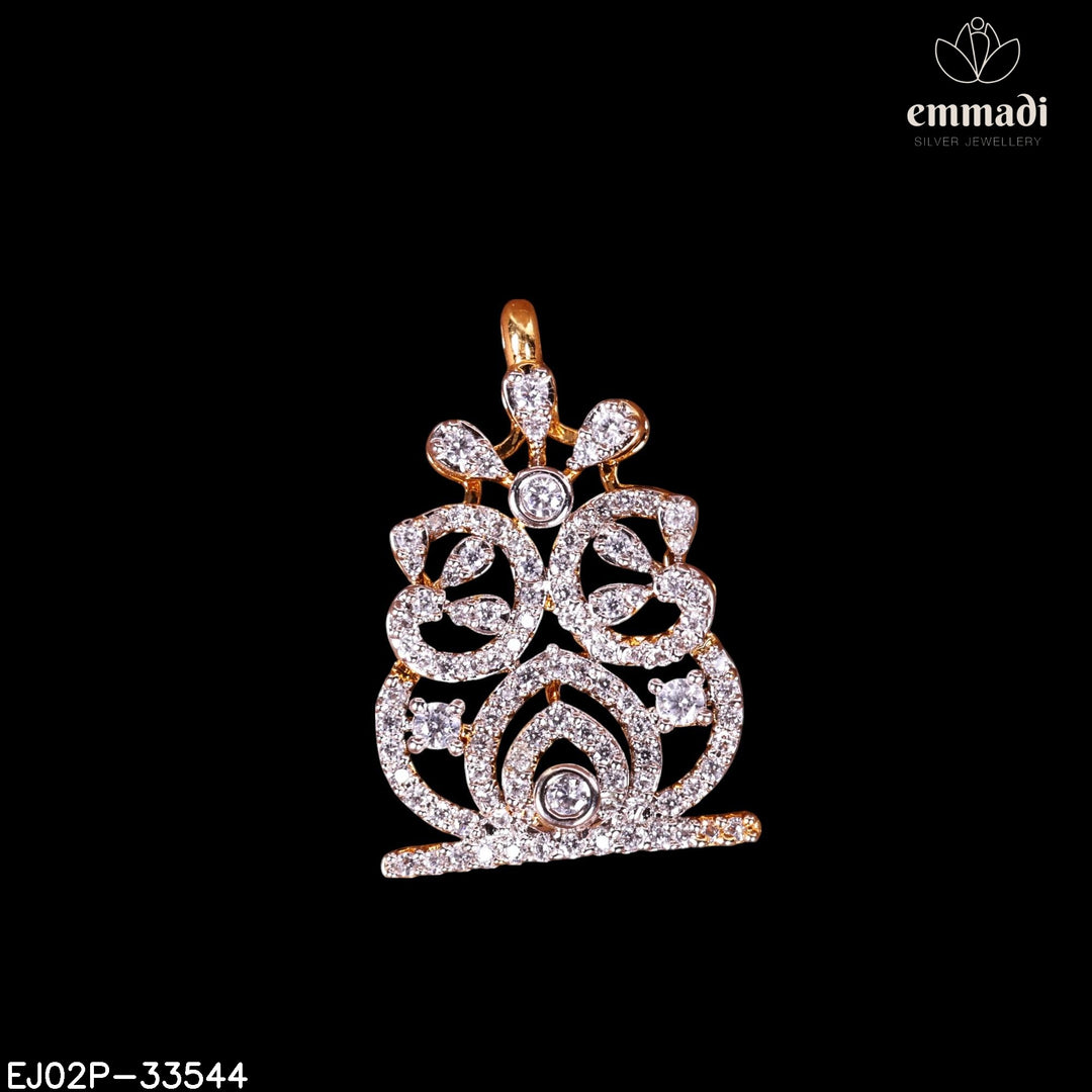 Pendant Brouch Premium Cz