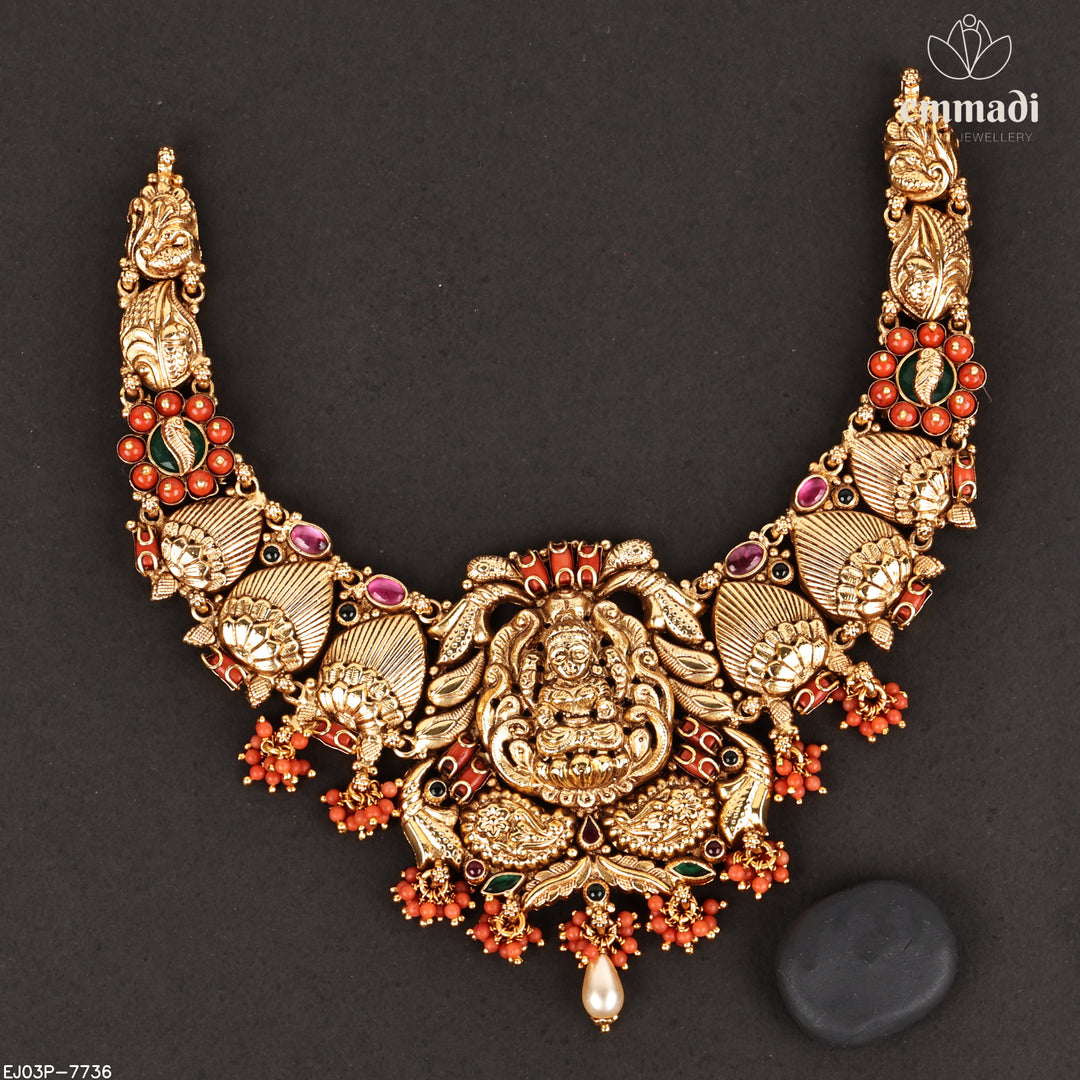Short Necklace Kundan Nakshi