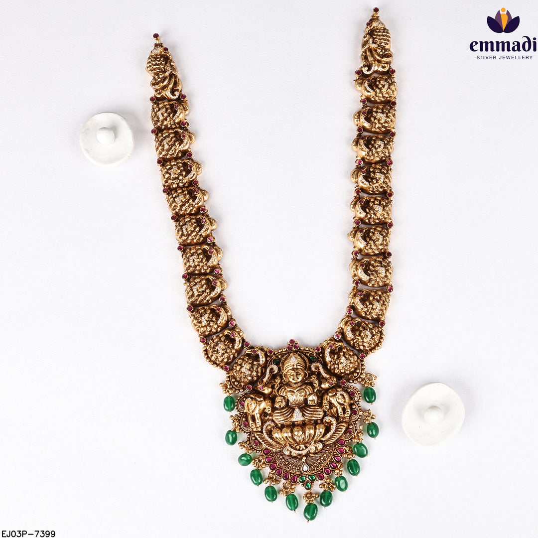 Long Necklace Kundan Nakshi