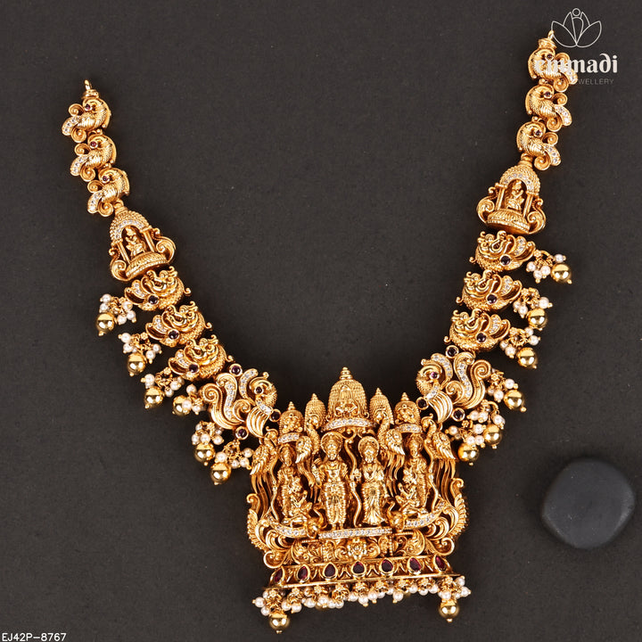 Short Necklace Premium Nakshi
