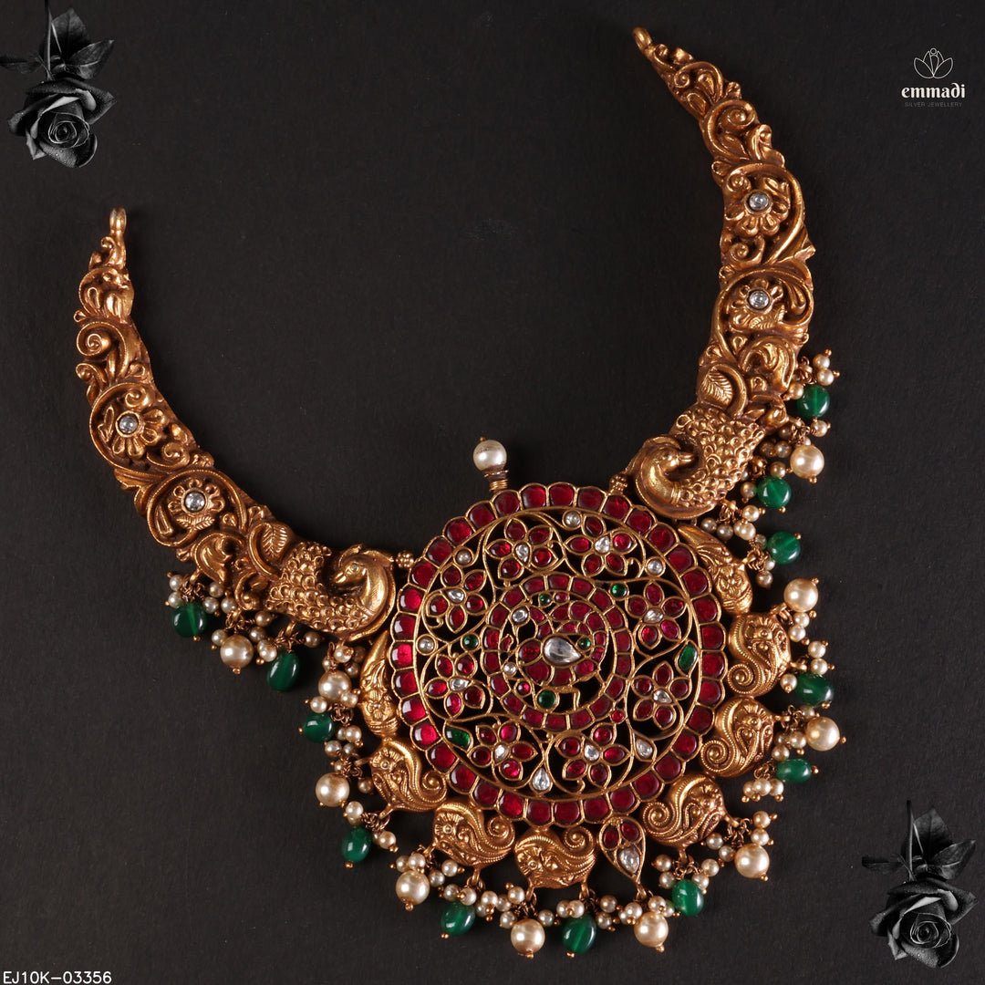 Short Necklace Kundan Nakshi