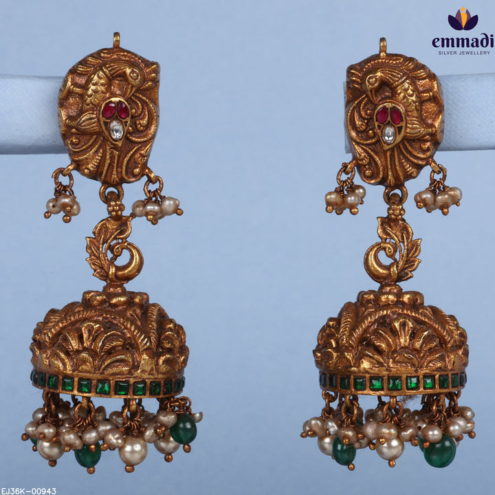 Jhumka Kundan Nakshi