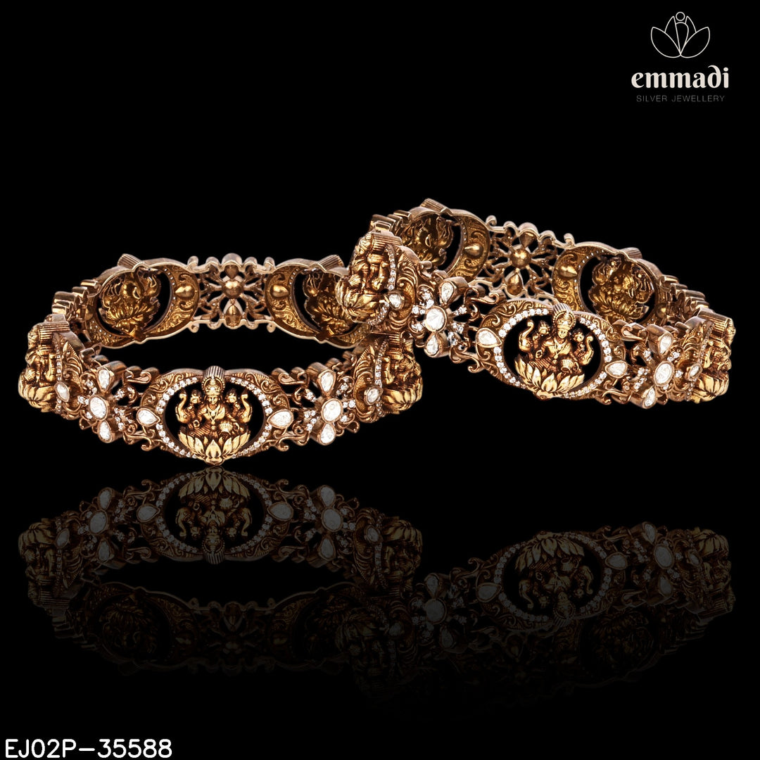 Bangles Moissanite Nakshi