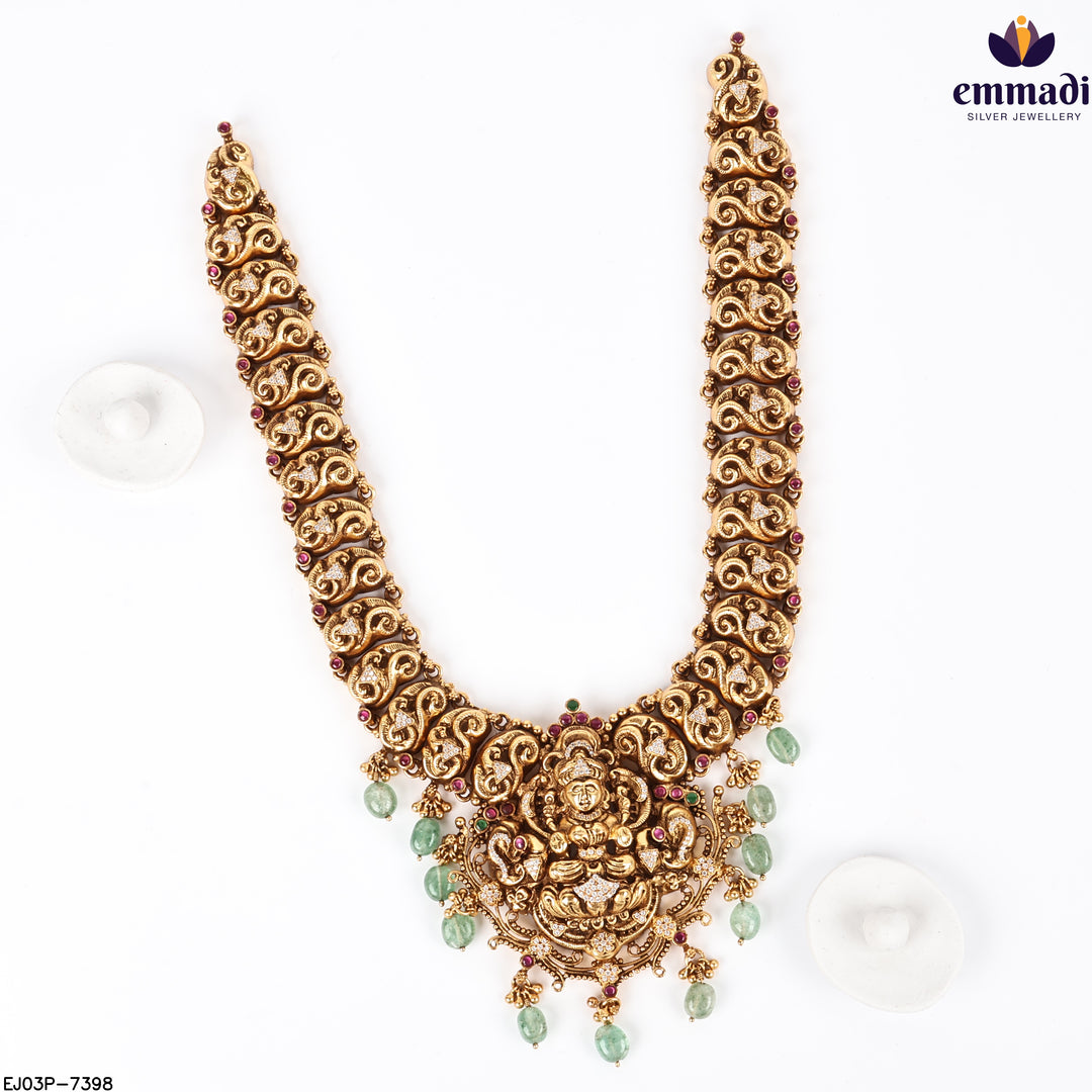 Long Necklace Kundan Nakshi