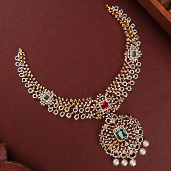 Short Necklace Premium Cz