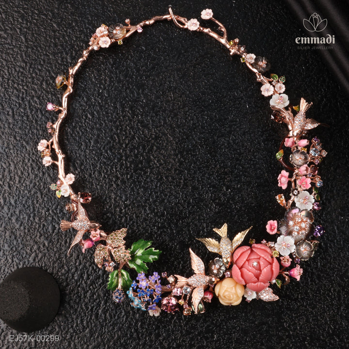 Short Necklace Gem Stone