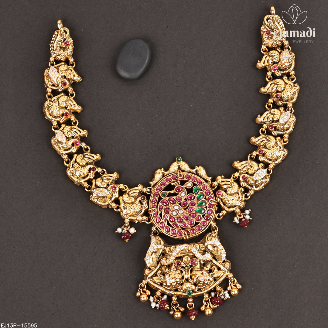 Short Necklace Kundan Nakshi