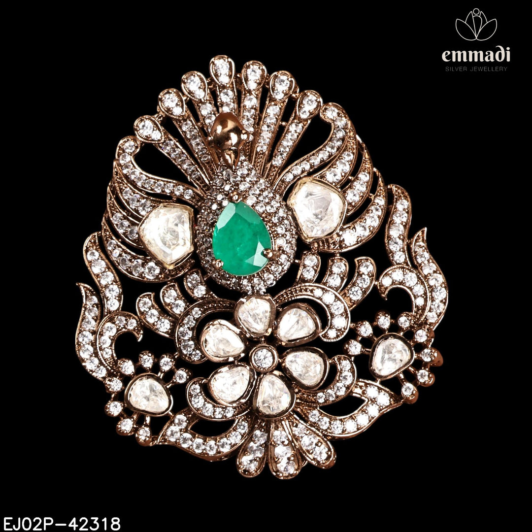 Pendant Brouch Moissanite