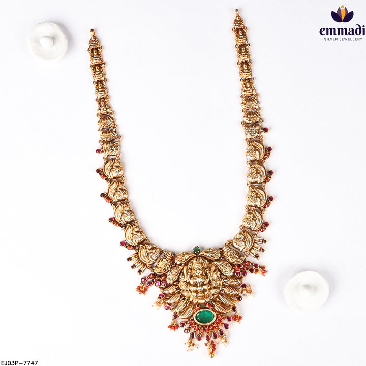 Long Necklace Kundan Nakshi