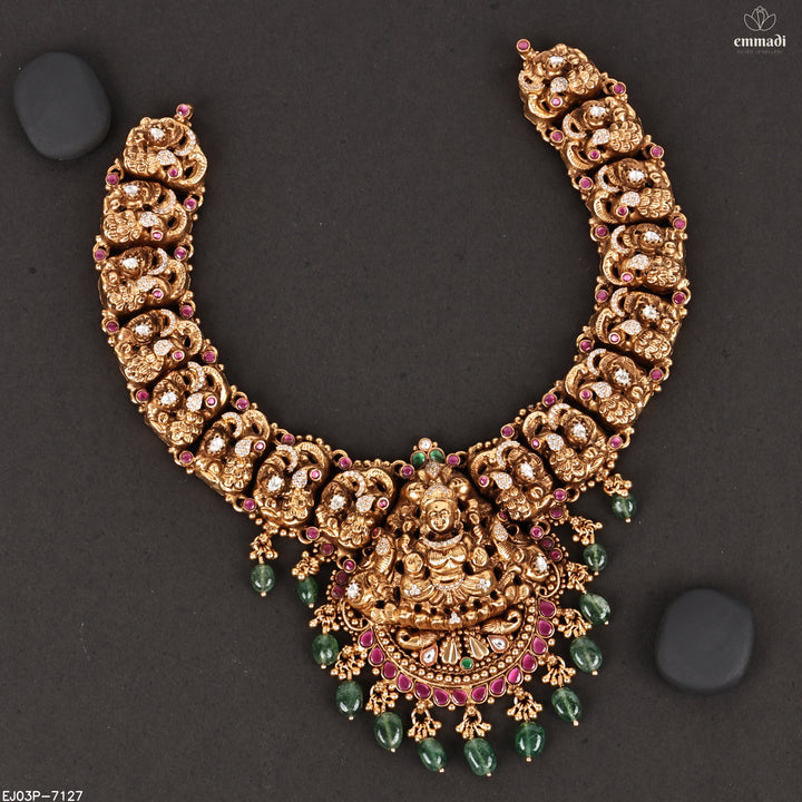 Short Necklace Kundan Nakshi