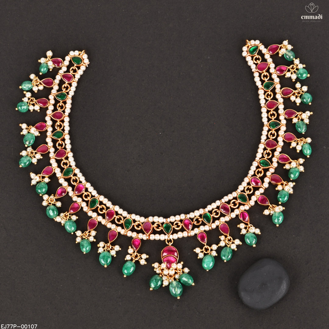 Short Necklace Kundan