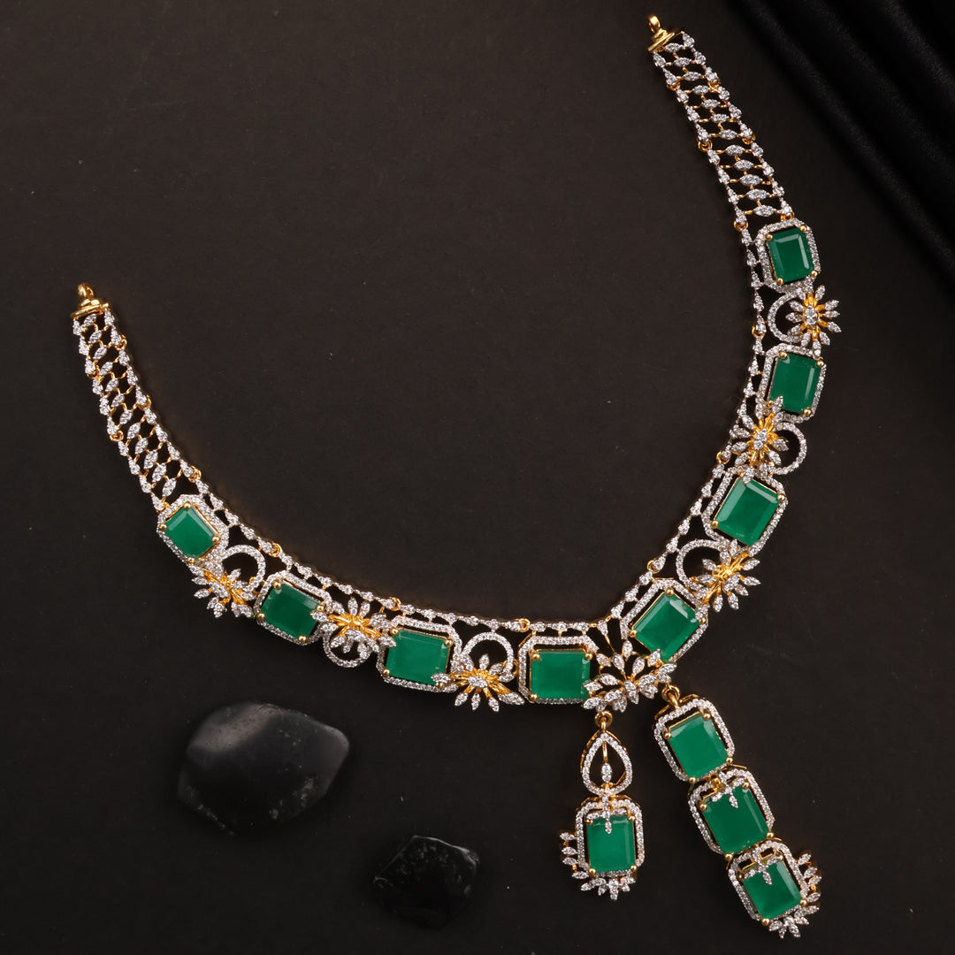 Short Necklace Premium Cz