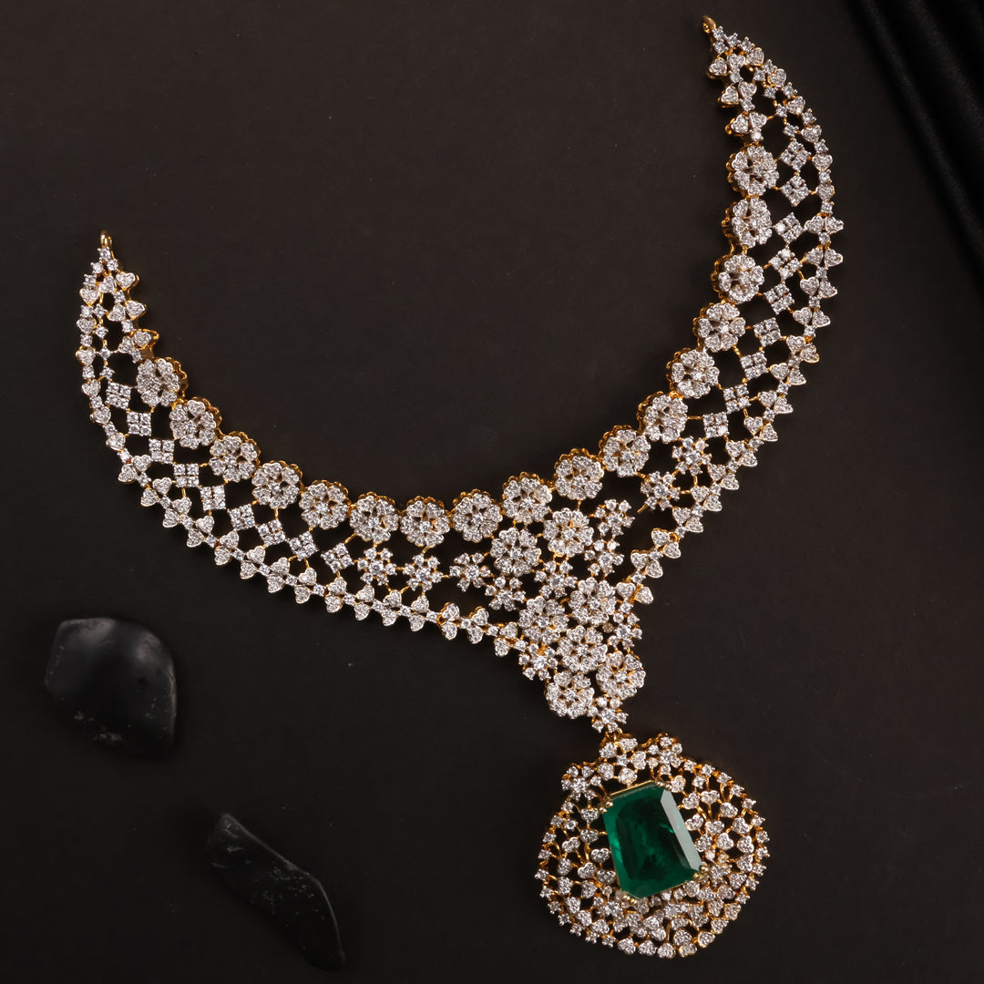 Short Necklace Premium Cz