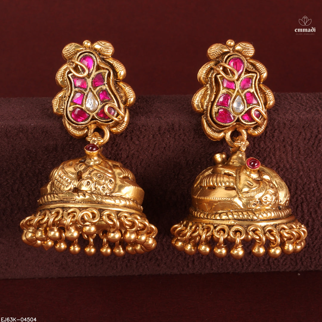 Jhumka Kundan Nakshi