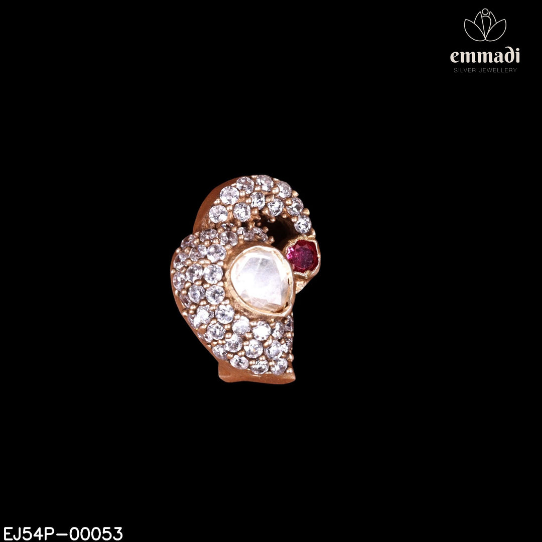 Pendant Brouch Moissanite