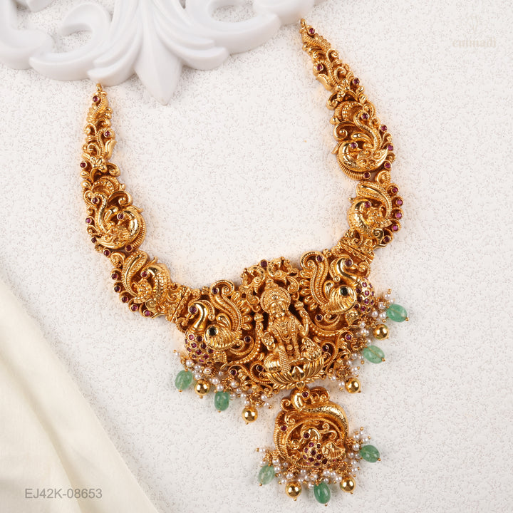 Short Necklace Premium Nakshi