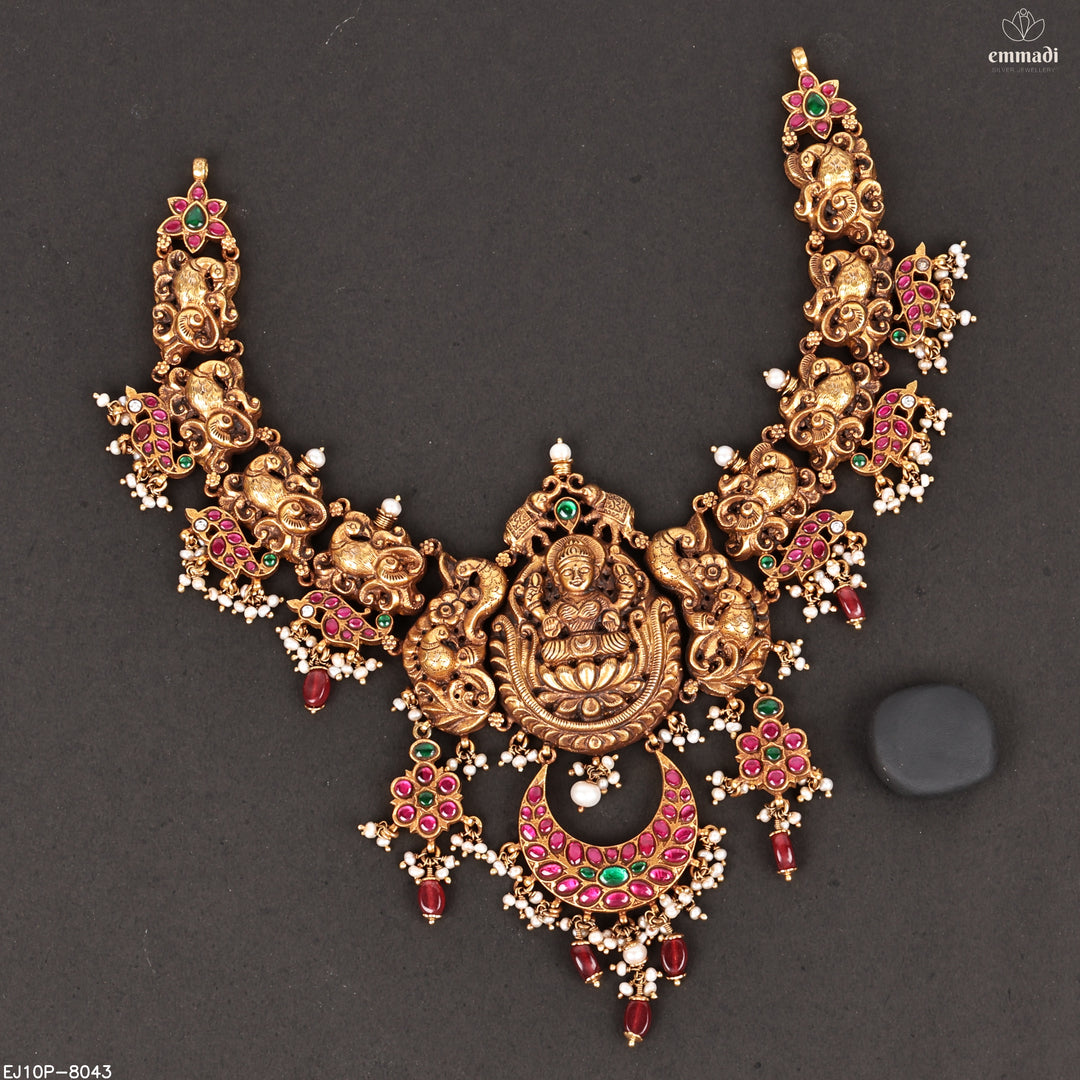 Short Necklace Kundan Nakshi