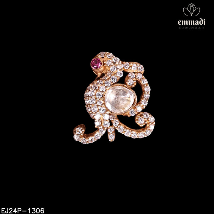 Pendant Brouch Moissanite