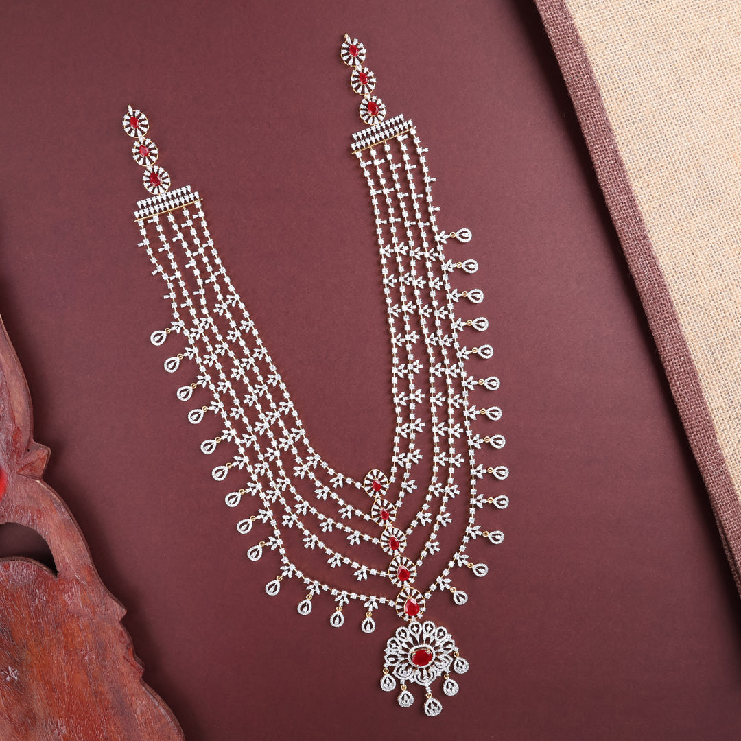 Long Necklace Premium Cz