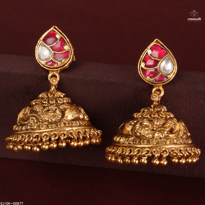 Jhumka Kundan Nakshi