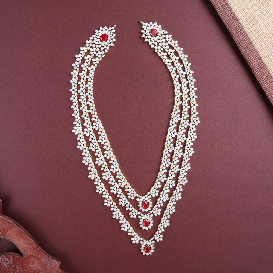 Long Necklace Premium Cz