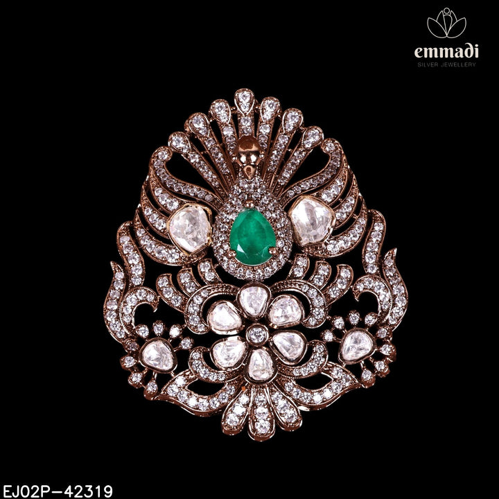 Pendant Brouch Moissanite