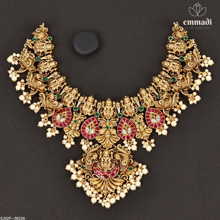 Short Necklace Kundan Nakshi