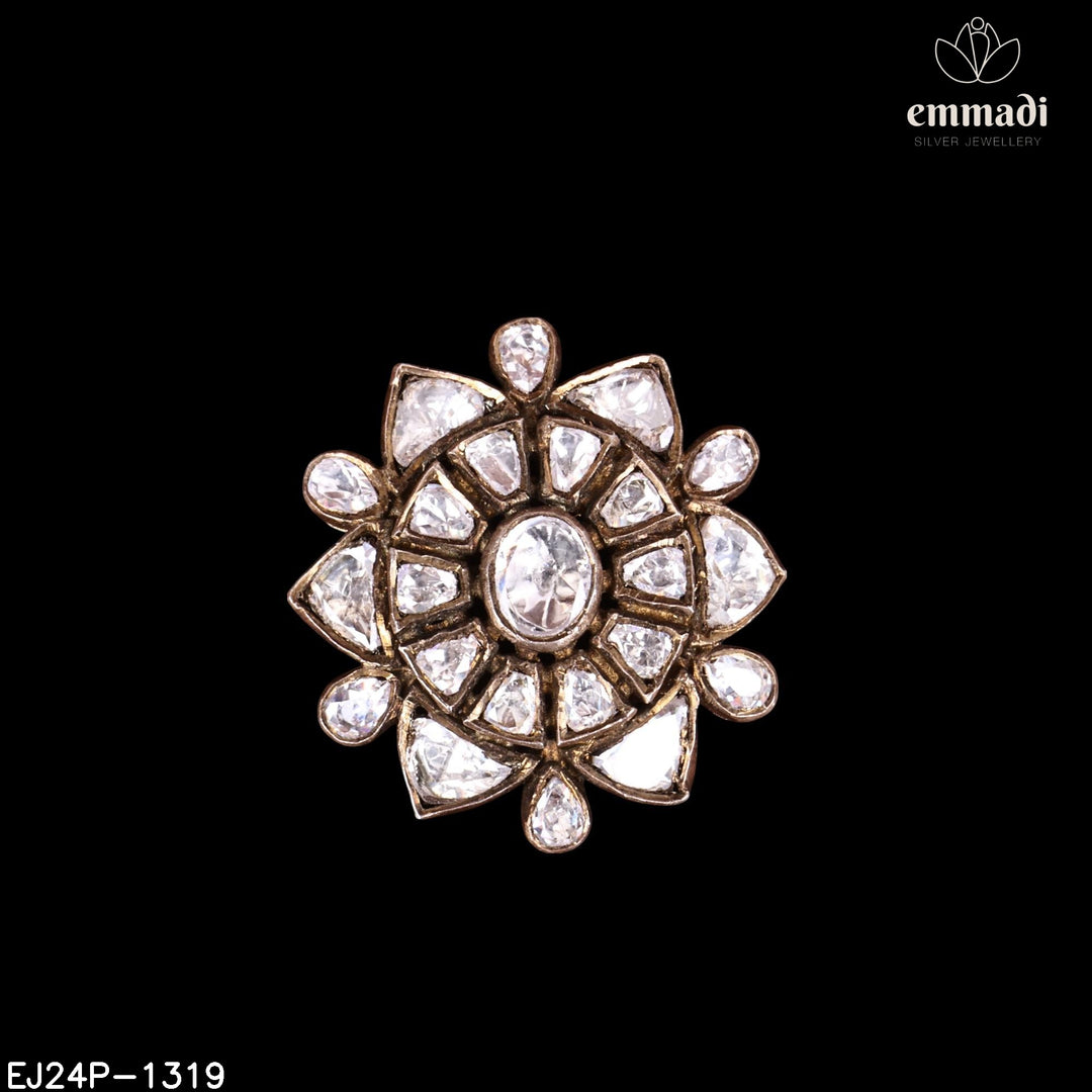 Pendant Brouch Moissanite