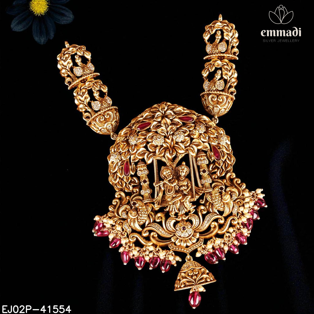 Pendant Premium Kundan Nakshi