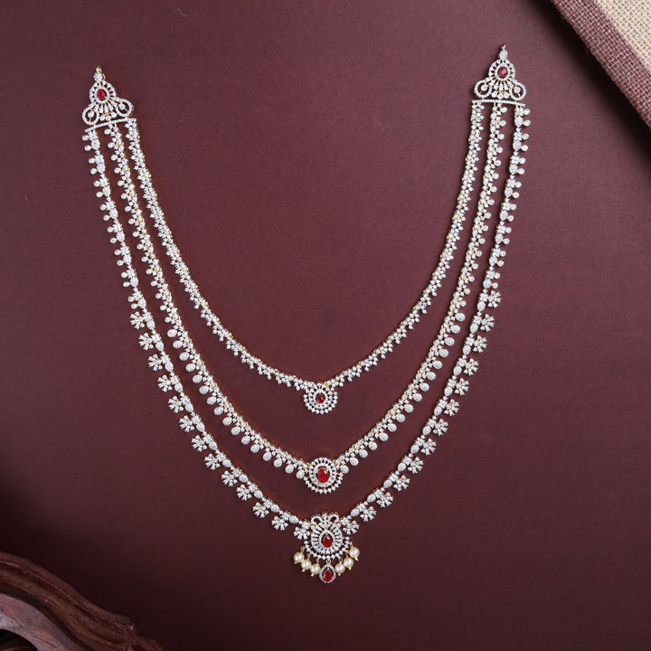 Long Necklace Premium Cz