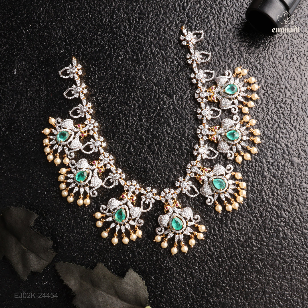Short Necklace Premium Cz