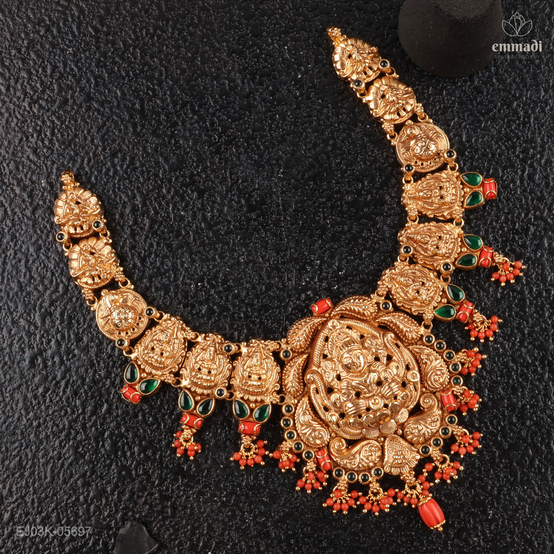 Short Necklace Kundan Nakshi