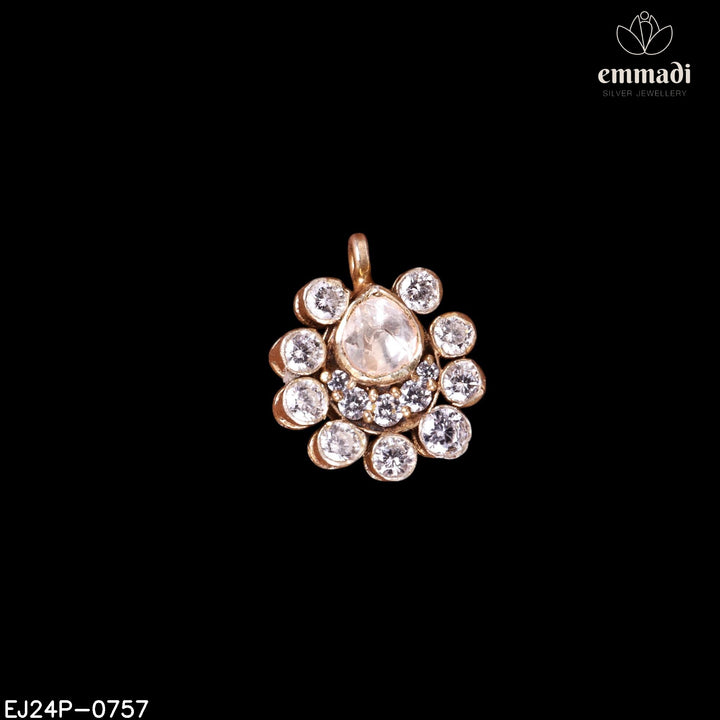 Pendant Brouch Moissanite